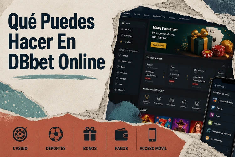 Qué Puedes Hacer En DBbet Online